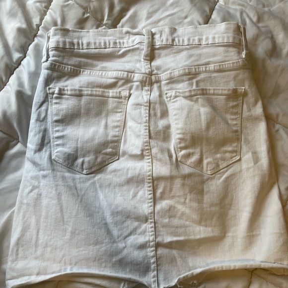 Flying monkey white denim skirt - Picture 2 of 3